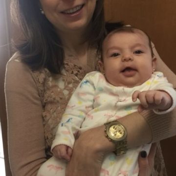 Priscila Berno, mom of the 3 month old Manuella
