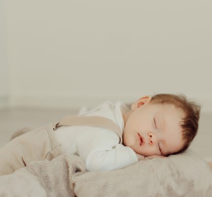 portrait of a newborn baby sleeping P7Z8W8X scaled